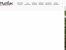 Tablet Screenshot of muzillac.fr